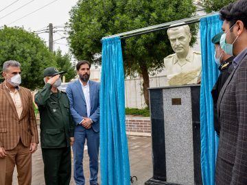 رونمایی از سردیس سردار شهید حاج قاسم سلیمانی در آبادان