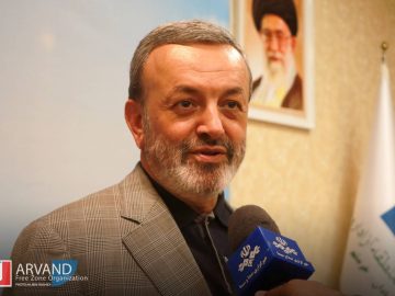 عملیات احداث پل ۶ بانده شهدای اروند و بزرگراه خلیجفارس