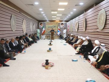 نشست هماندیشی با شیوخ عشایر منطقه آزاد اروند برگزار شد