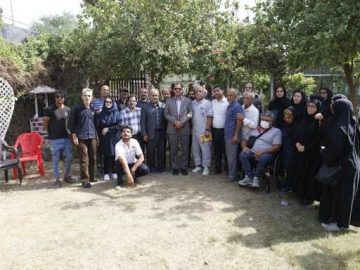 حضور مدیرعامل پالایشگاه آبادان در جمع معلولان