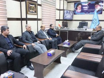 دیدار مدیرعامل شرکت نفت با رئیس دادگستری و دادستان شهرستان آبادان