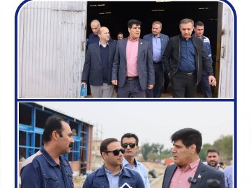 بازدید مدیر عملیات شرکت پالایش نفت آبادان از بندر صادراتی ماهشهر