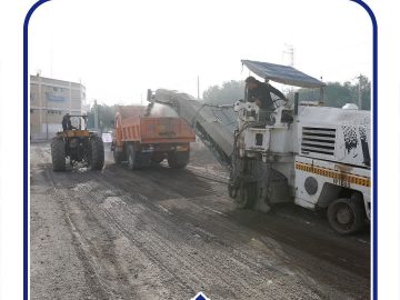 تعریض و بهسازی جاده دسترسی کوی کارگر